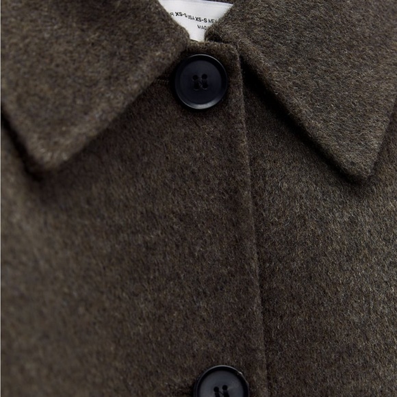 Zara Wool Blend Jacket - Picture 5 of 6